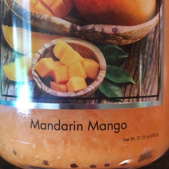 Discontinued Village Candle Mandarin Mango21.25 Oz - Picture 2 of 5